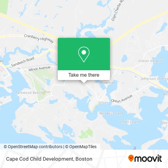 Mapa de Cape Cod Child Development