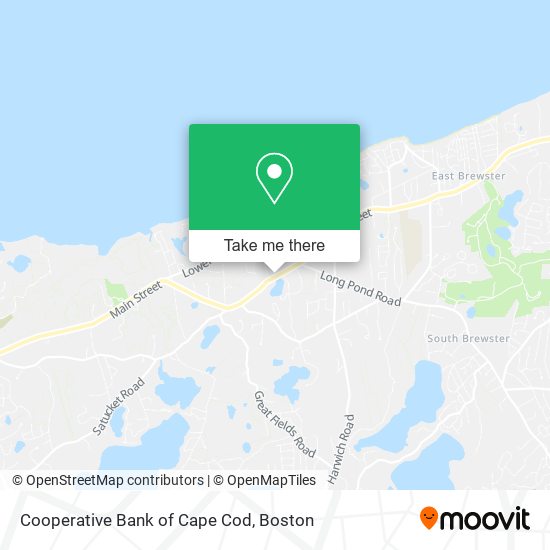 Mapa de Cooperative Bank of Cape Cod