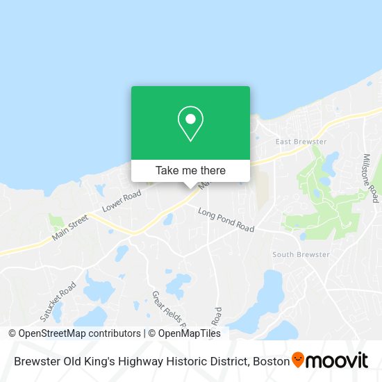 Mapa de Brewster Old King's Highway Historic District