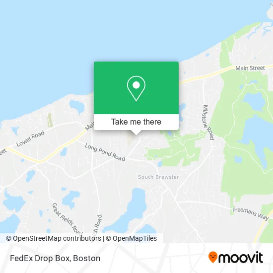 Mapa de FedEx Drop Box
