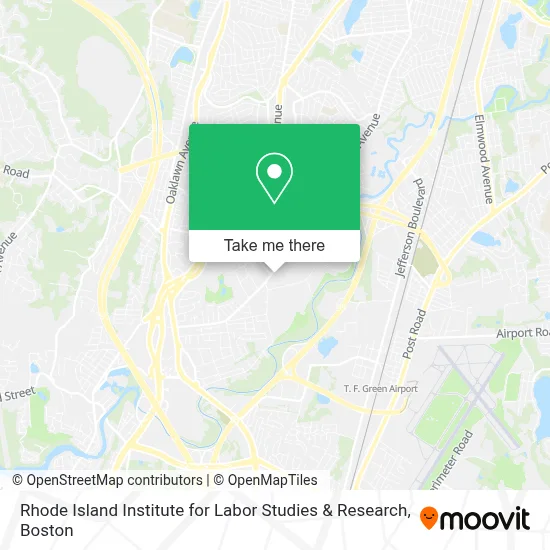 Rhode Island Institute for Labor Studies & Research map