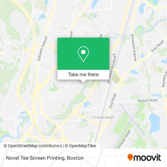 Novel Tee Screen Printing map