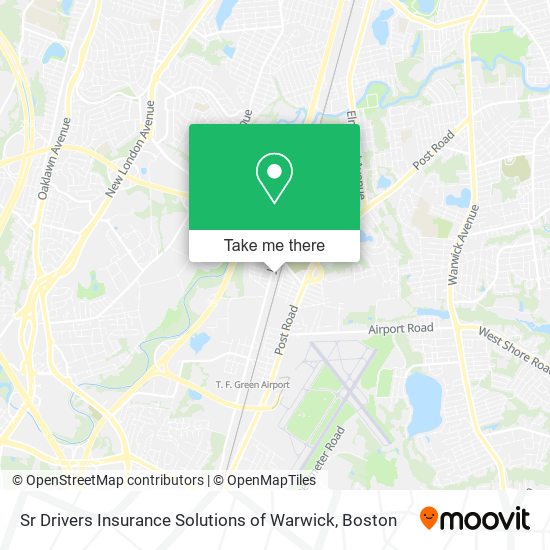 Sr Drivers Insurance Solutions of Warwick map