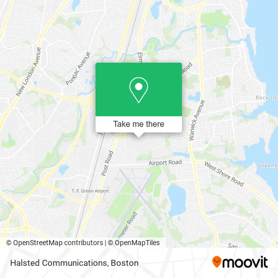 Halsted Communications map