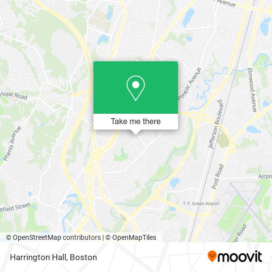 Harrington Hall map