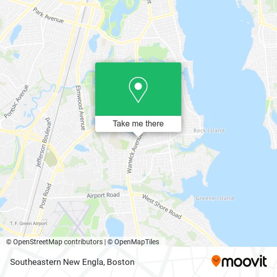 Southeastern New Engla map