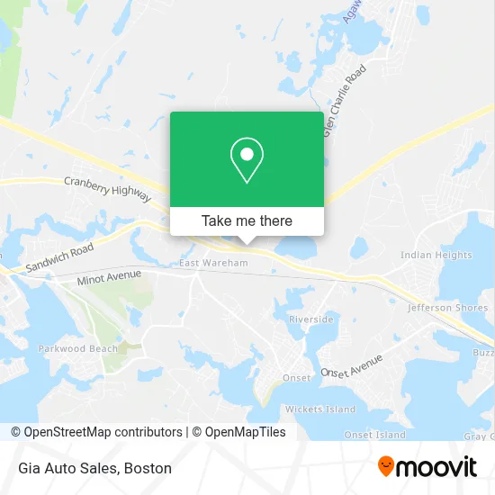 Gia Auto Sales map