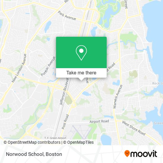 Norwood School map