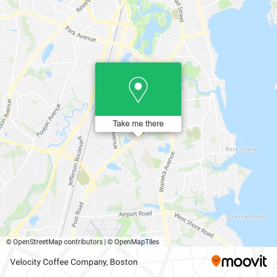 Mapa de Velocity Coffee Company