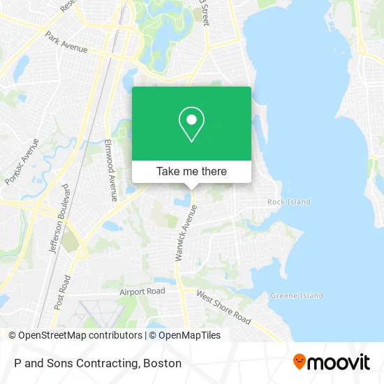 Mapa de P and Sons Contracting