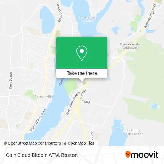 Coin Cloud Bitcoin ATM map