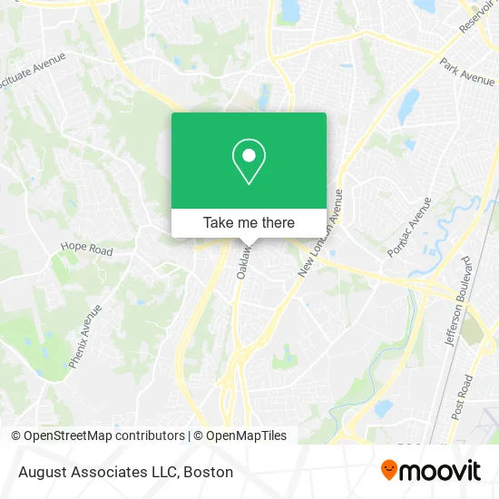 August Associates LLC map