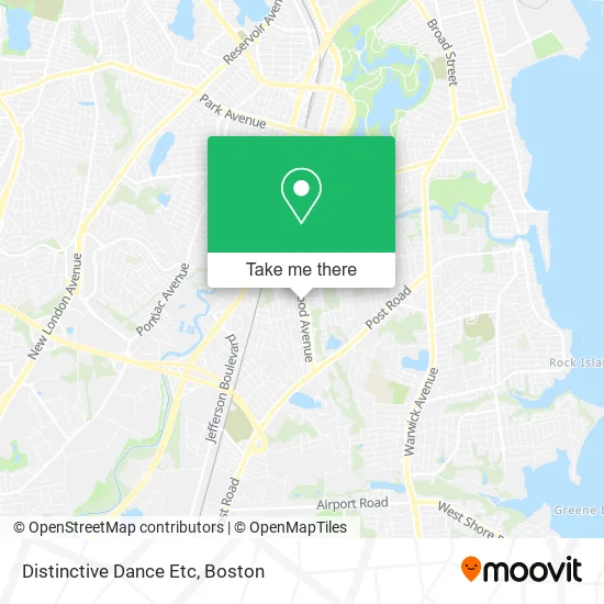 Mapa de Distinctive Dance Etc