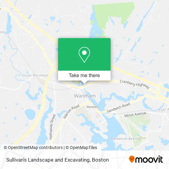 Sullivan's Landscape and Excavating map