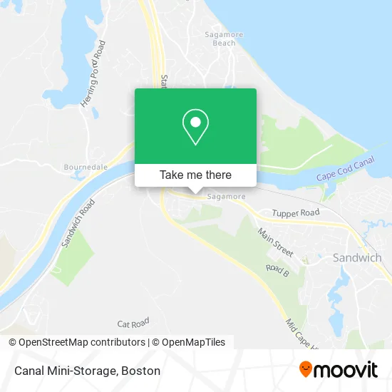 Canal Mini-Storage map