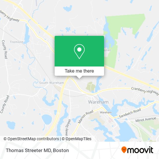 Thomas Streeter MD map