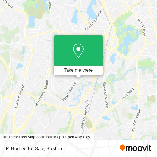 Ri Homes for Sale map