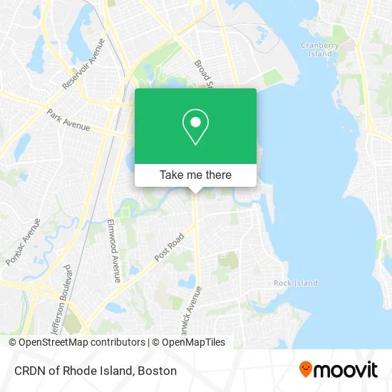 CRDN of Rhode Island map