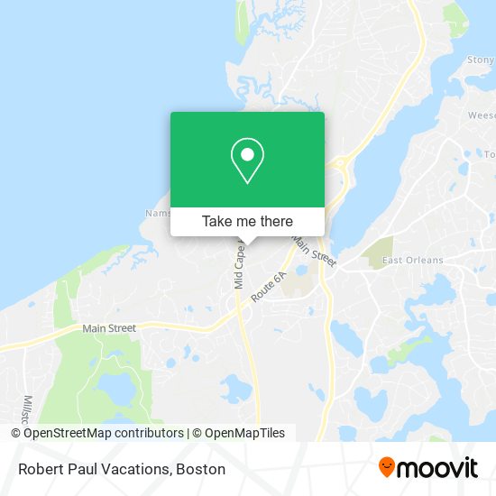 Robert Paul Vacations map