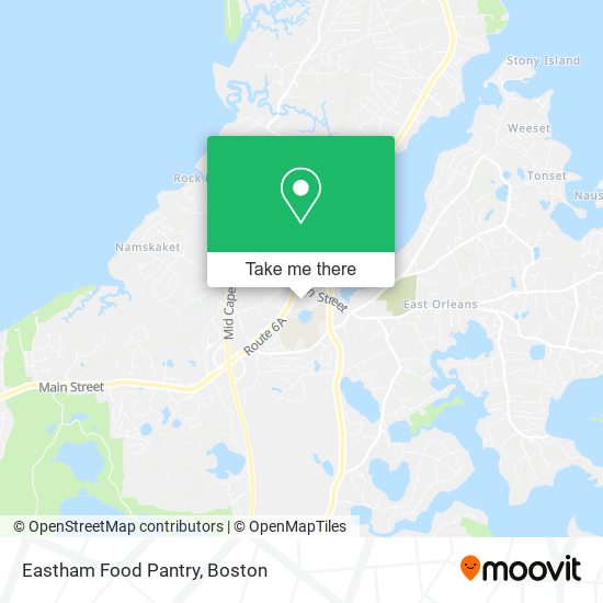 Mapa de Eastham Food Pantry