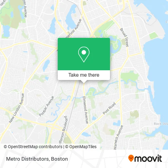 Mapa de Metro Distributors