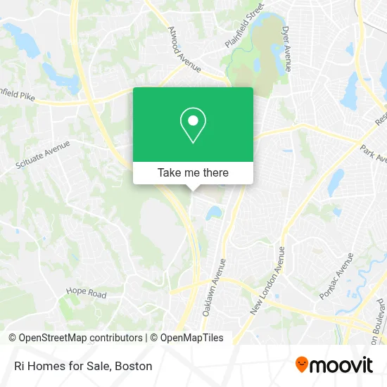 Ri Homes for Sale map