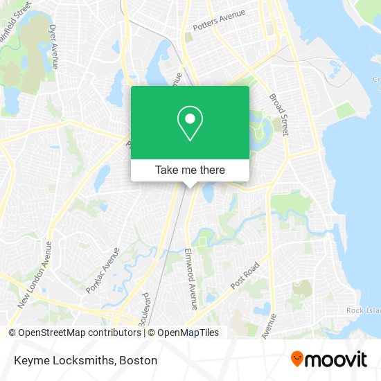 Keyme Locksmiths map