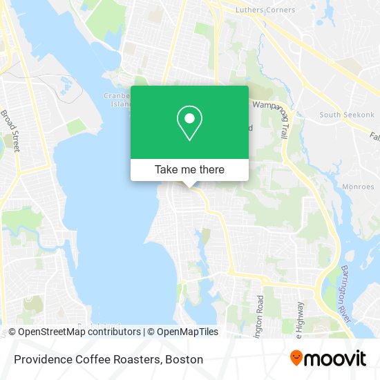 Mapa de Providence Coffee Roasters