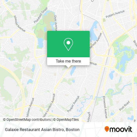 Galaxie Restaurant Asian Bistro map