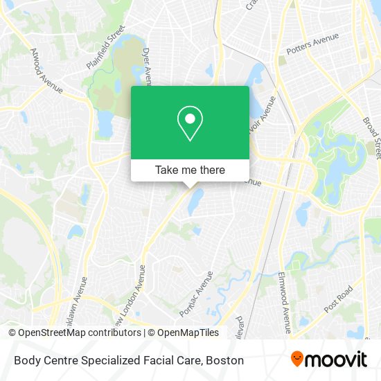 Body Centre Specialized Facial Care map