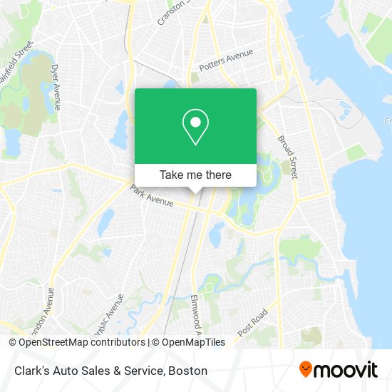 Clark's Auto Sales & Service map