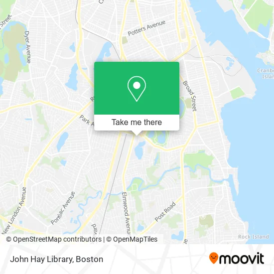 John Hay Library map