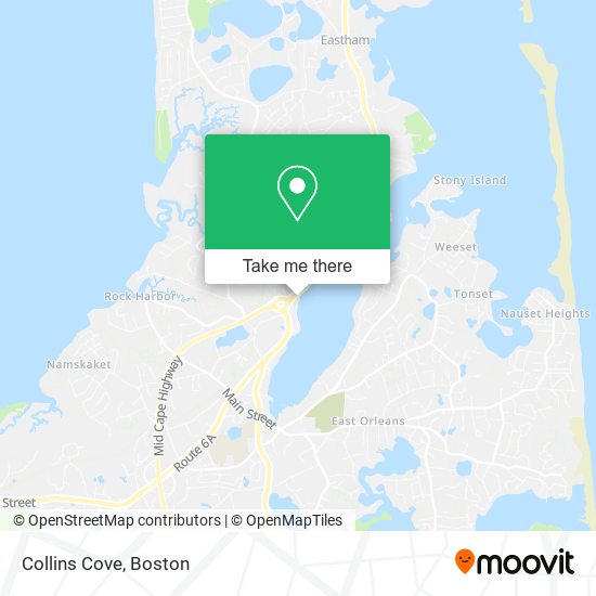 Mapa de Collins Cove