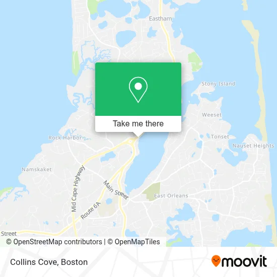 Collins Cove map