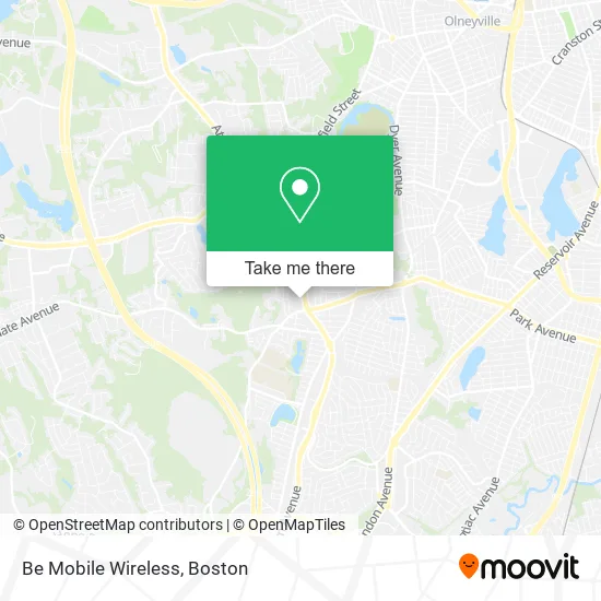 Be Mobile Wireless map