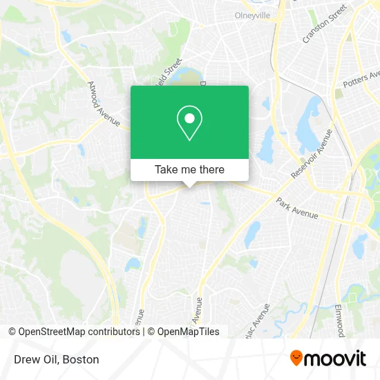 Drew Oil map