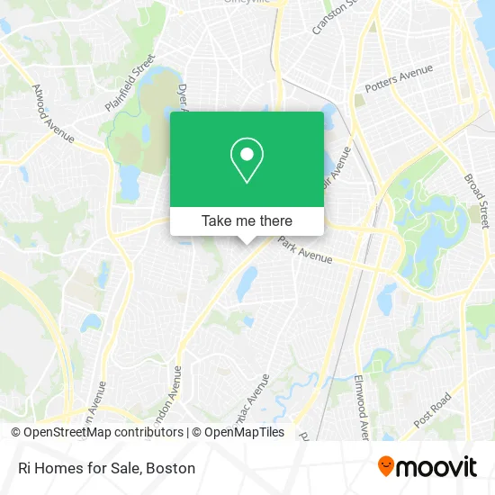 Ri Homes for Sale map