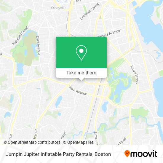 Jumpin Jupiter Inflatable Party Rentals map