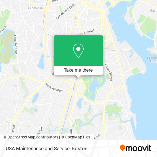 USA Maintenance and Service map