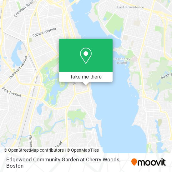 Mapa de Edgewood Community Garden at Cherry Woods