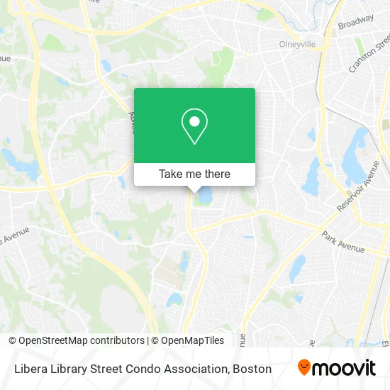 Mapa de Libera Library Street Condo Association
