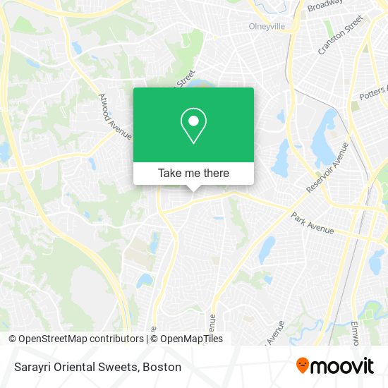 Sarayri Oriental Sweets map
