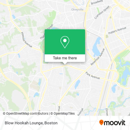 Blow Hookah Lounge map