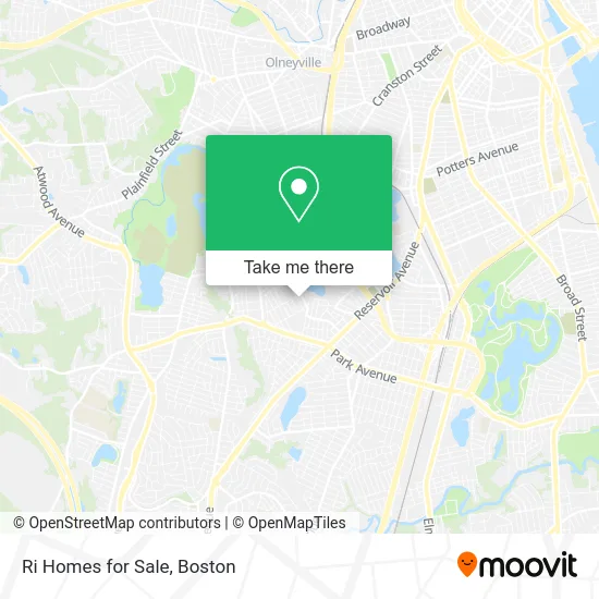 Ri Homes for Sale map