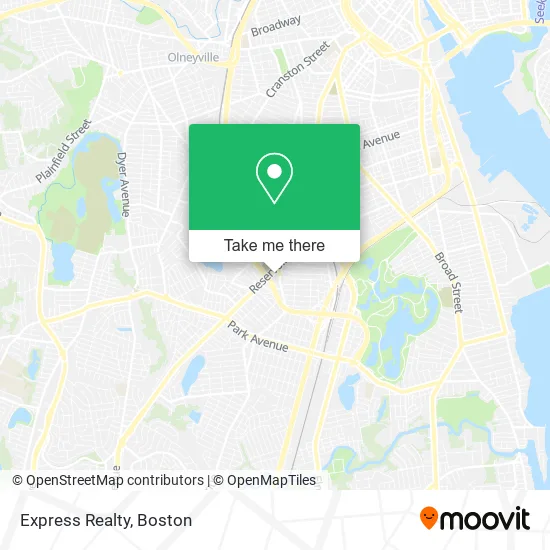Express Realty map