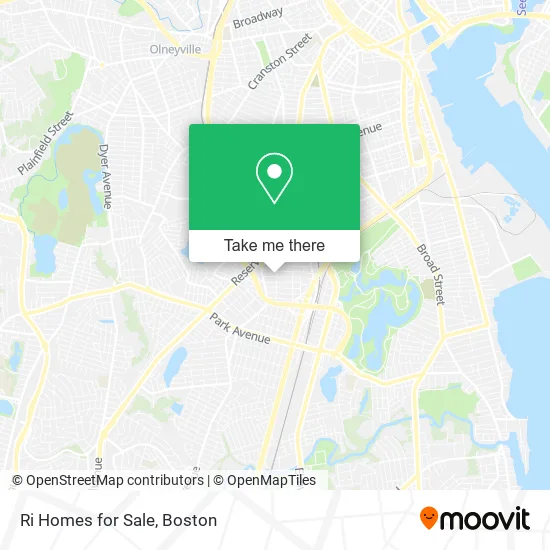 Ri Homes for Sale map
