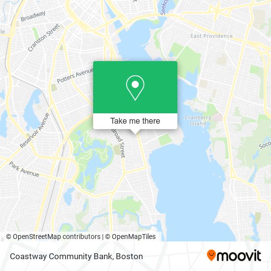 Coastway Community Bank map