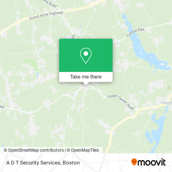 A D T Security Services map