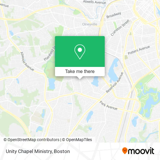 Unity Chapel Ministry map