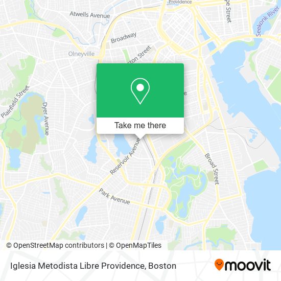 Iglesia Metodista Libre Providence map